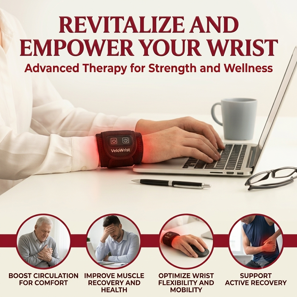 VeloWrist™ — Wrist Light Therapy Wrap