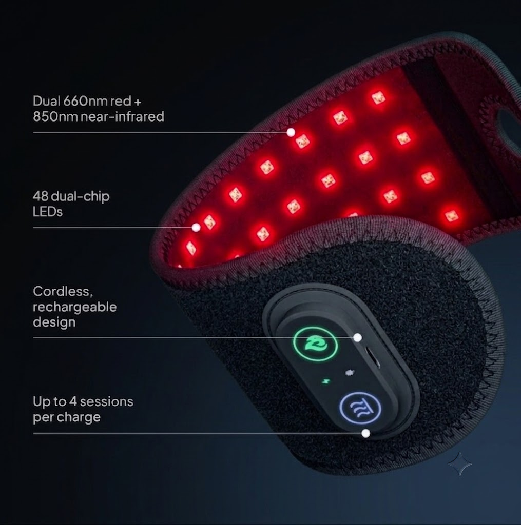 VeloWrist™ Cordless Red & Near-Infrared Light Wrist Wrap
