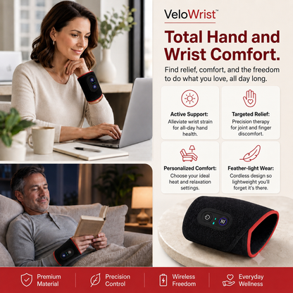 VeloWrist™ — Wrist Light Therapy Wrap