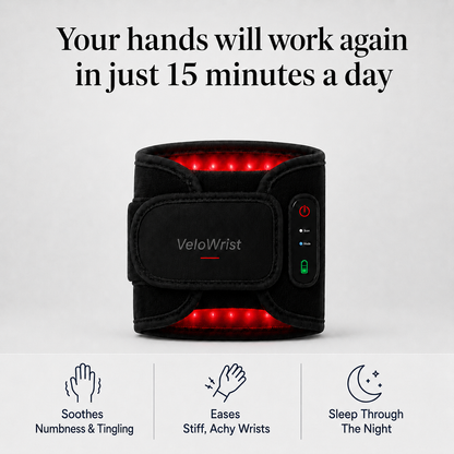 VeloWrist™ Cordless Red & Near-Infrared Light Wrist Wrap