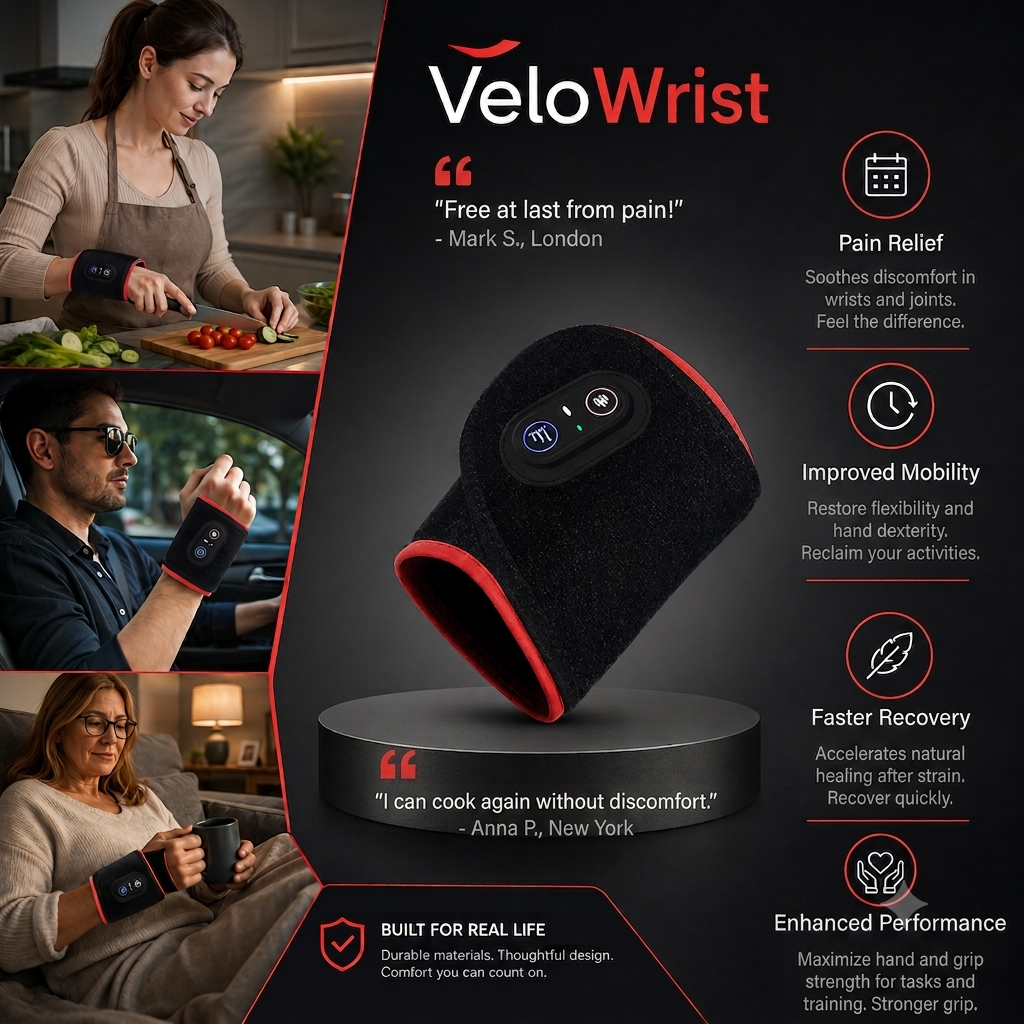 VeloWrist™ — Wrist Light Therapy Wrap