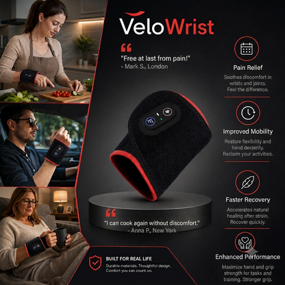 VeloWrist™ — Wrist Light Therapy Wrap