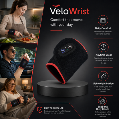 VeloWrist™ — Wrist Light Therapy Wrap